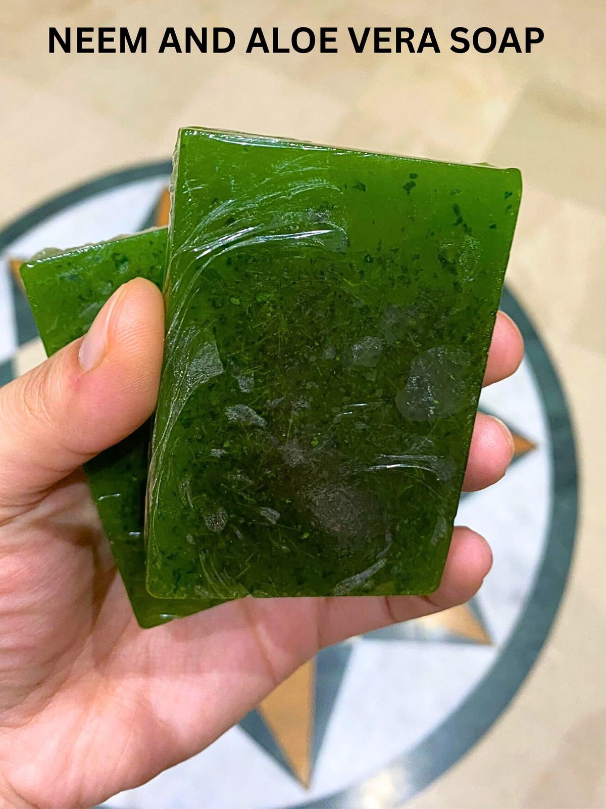 100% Organic Neem & Aloe Vera Pure Soap