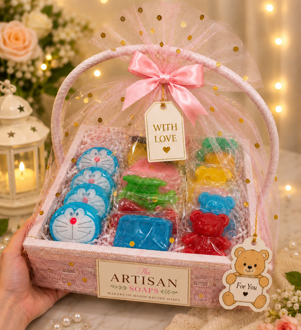 The Artisan Deluxe Kids Soap Gift Basket (21 Pcs Set) – Lahore Only