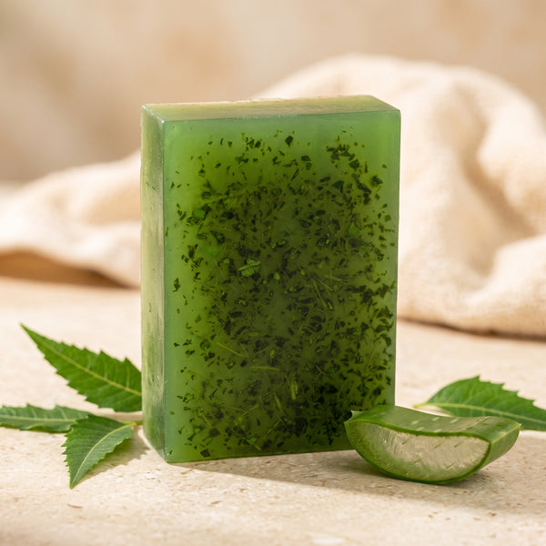 100% Organic Neem & Aloe Vera Pure Soap